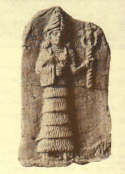 Inanna mit Löwenzepter